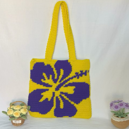 Hibiscus Flower Tote Bag