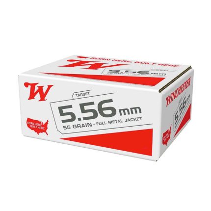 Winchester USA 5.56 Bulk Ammo 55 Gr FMJ, 500rds Bulk Pack